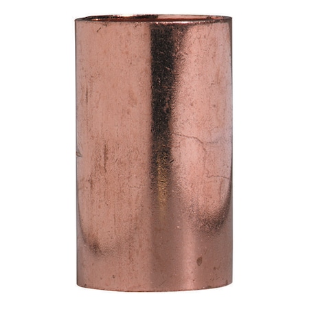 B & K Nibco 1/2 in. Sweat X 1/2 in. D Sweat Copper Coupling with Stop 10 pk W 01022P10